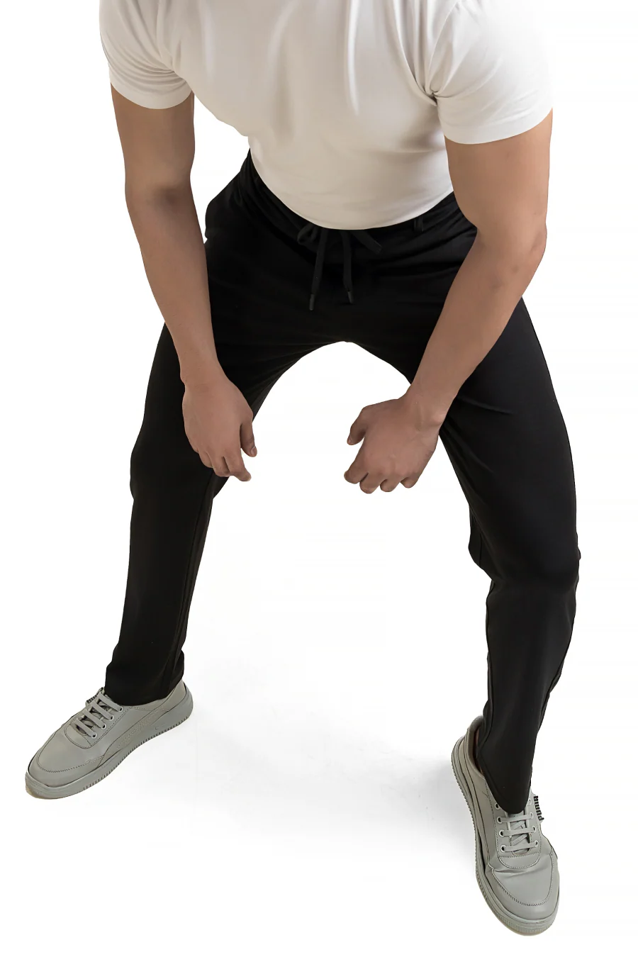 FlexiFit Black Casual Trouser Pants - Stretchable Comfort with Pockets - Image 7